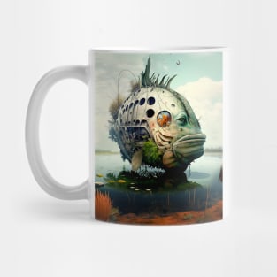 The Armored Angler: The Future of Fish Mug